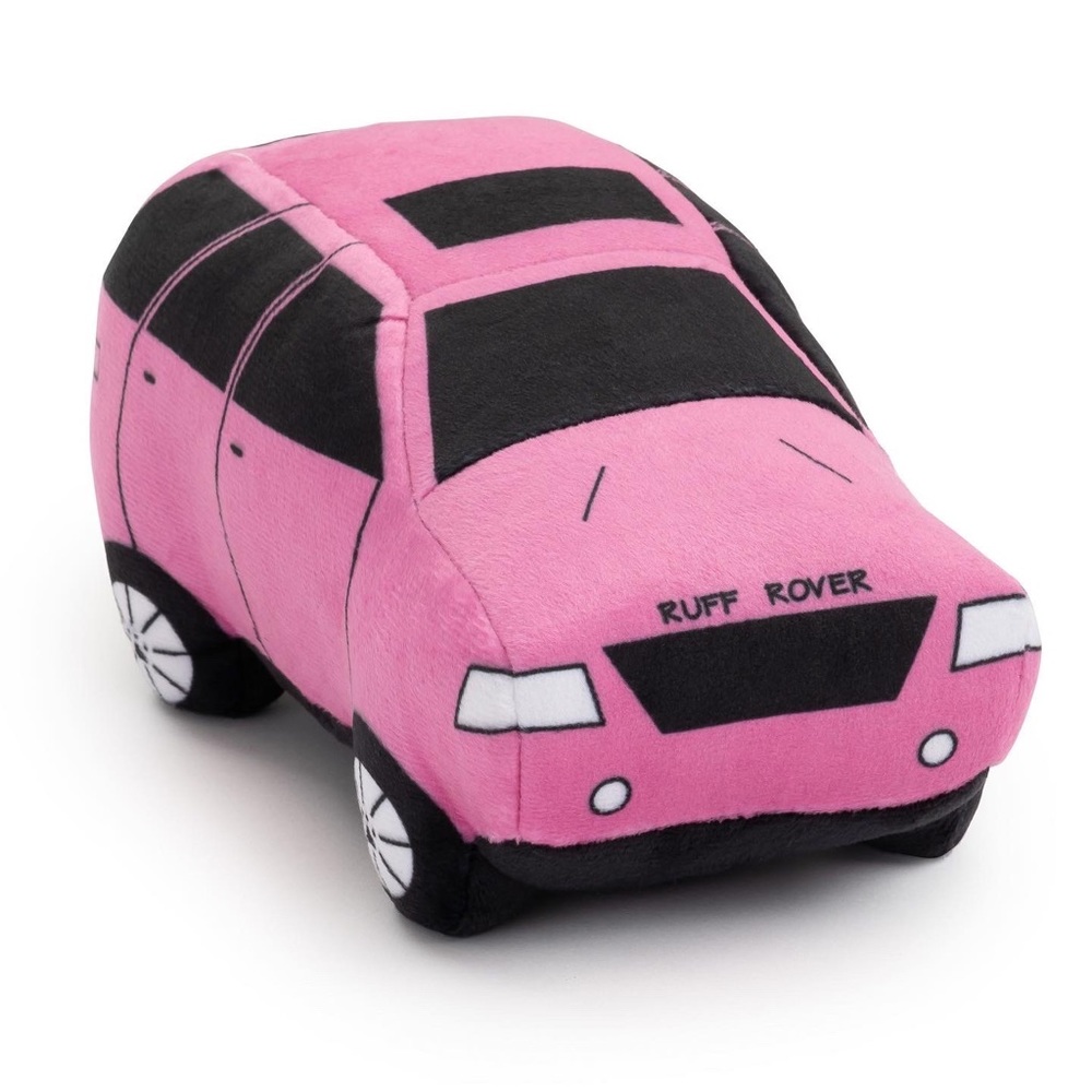 NWT Bad Dog Ruff Rover Pink Parody Plush Dog Toy